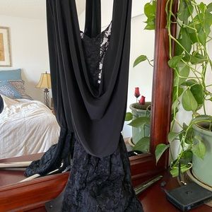 Black cocktail dress